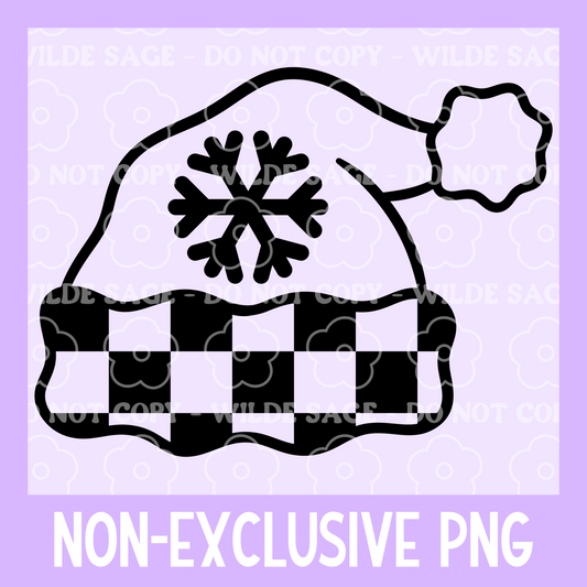 Santa Hat Freshie PNG