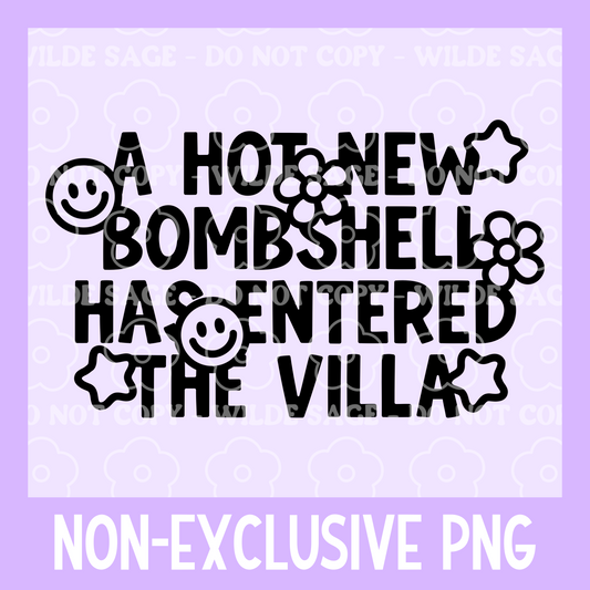 Bombshell Love Island Freshie PNG