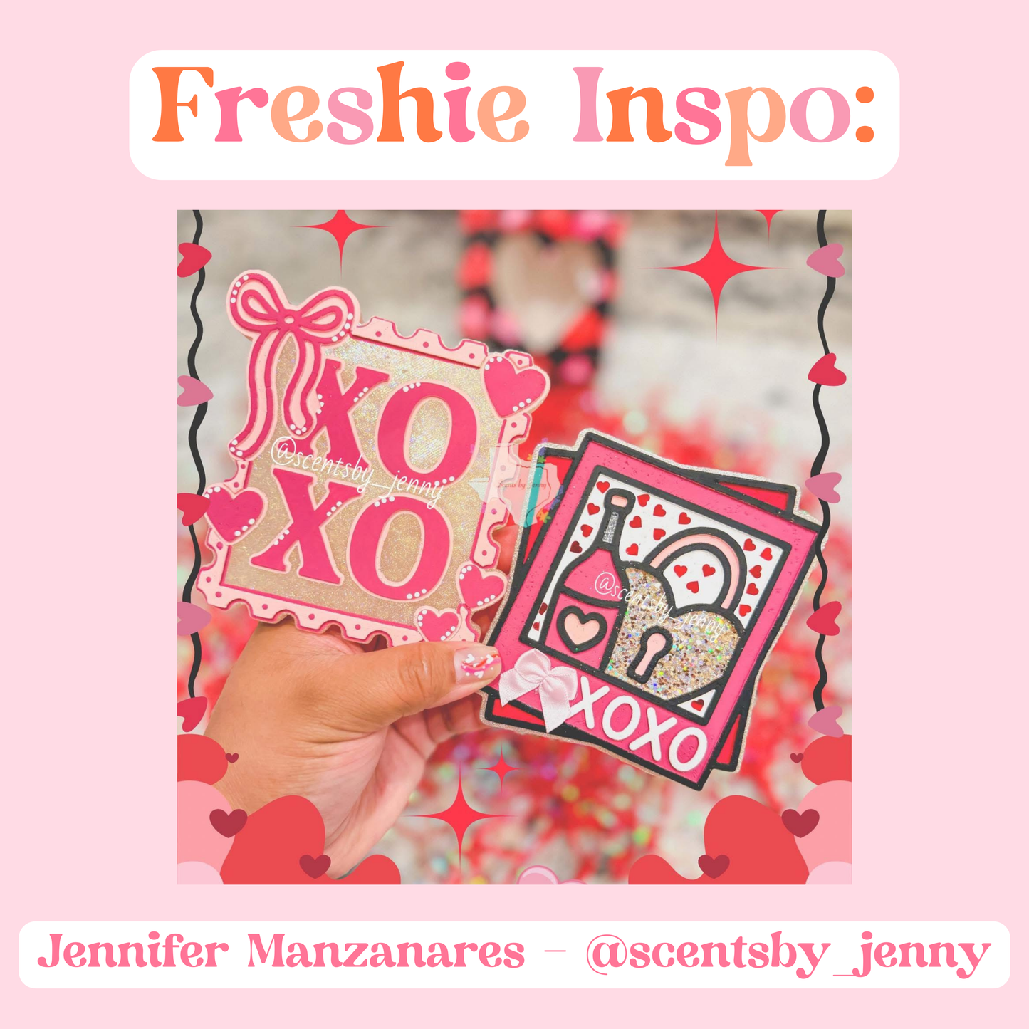 Valentines Wine Polaroid Mold