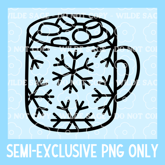 Snowflake Coco Freshie PNG