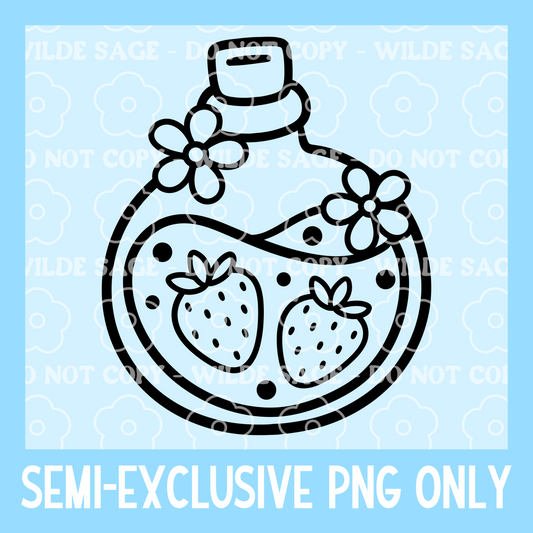 Berry Potion Freshie PNG