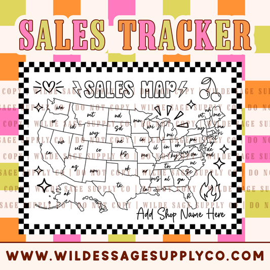 Printable Sales Tracker Checker Template