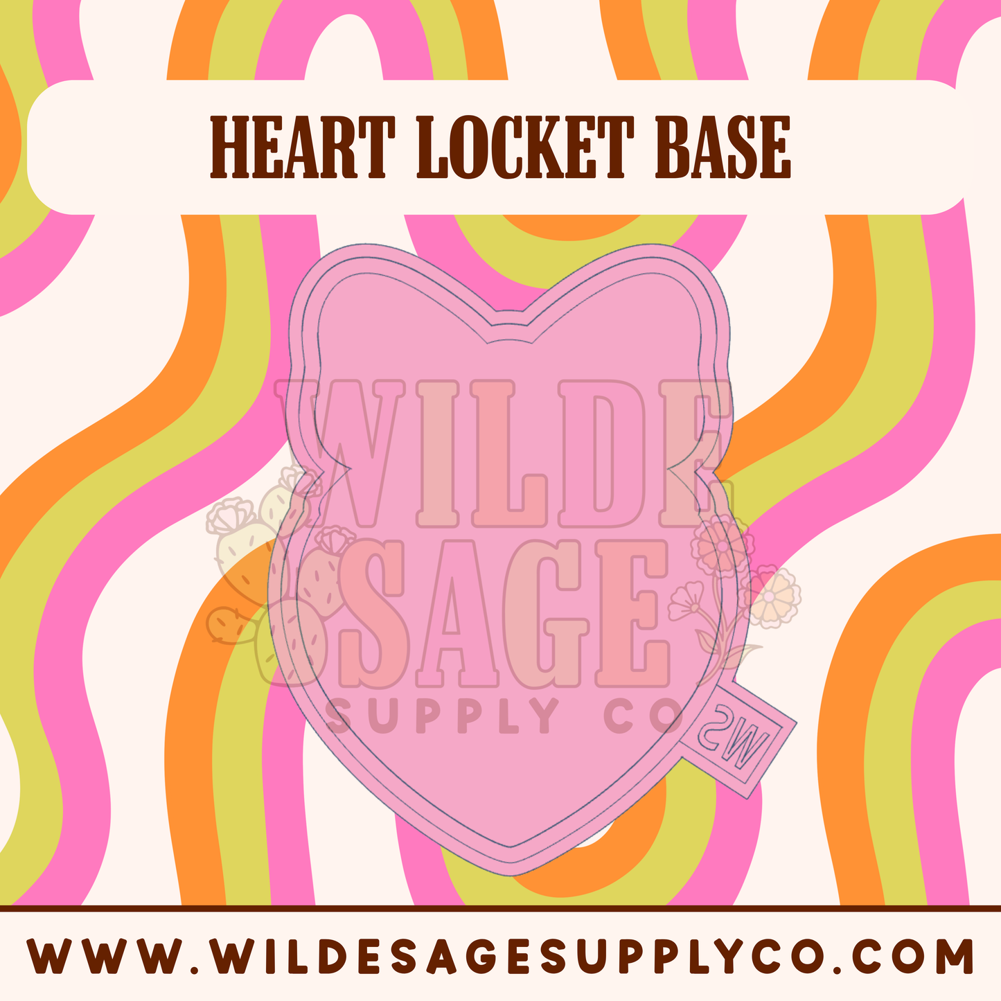 Heart Locket Base Mold