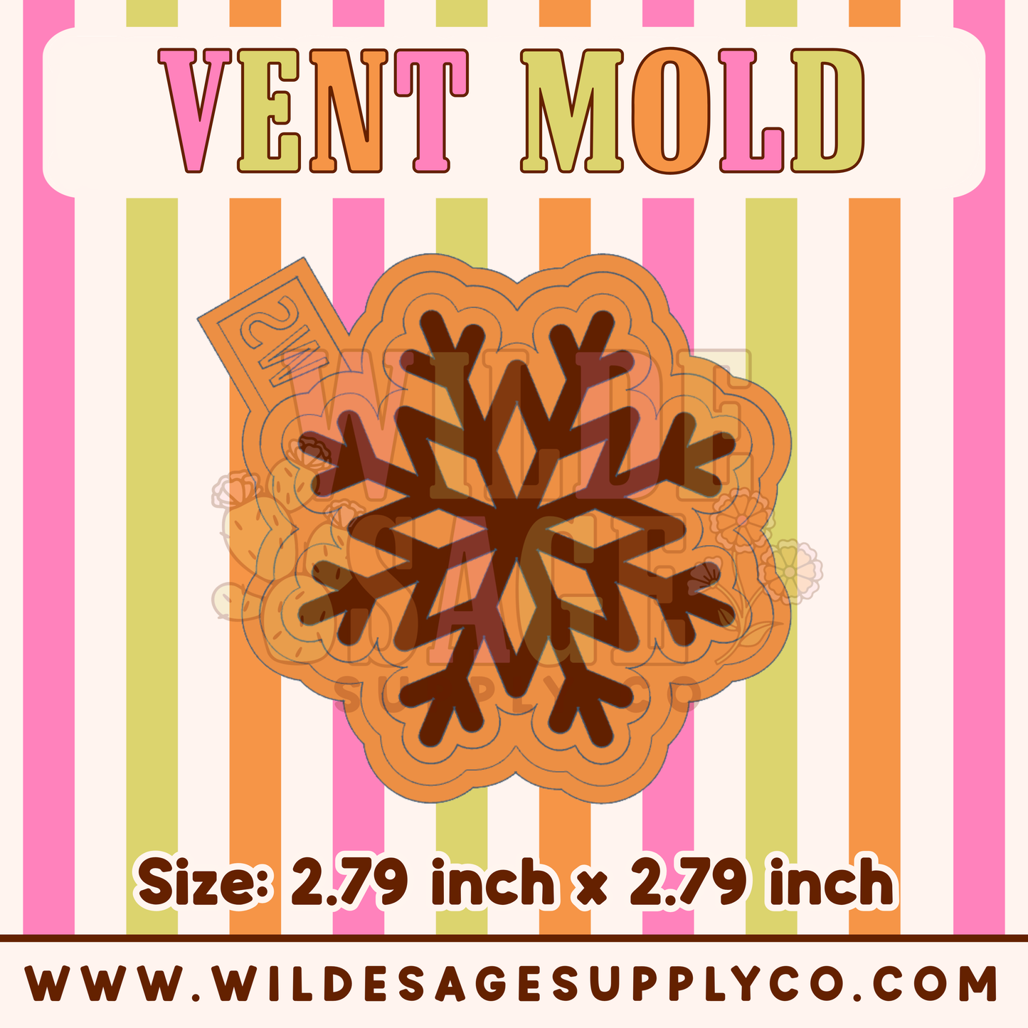 Snowflake Vent Mold