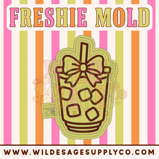 Iced Coffee with Bow Mold