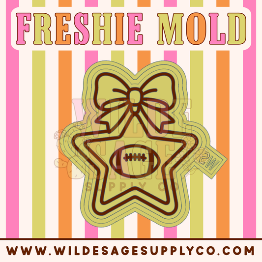 Football Star Locket Mold