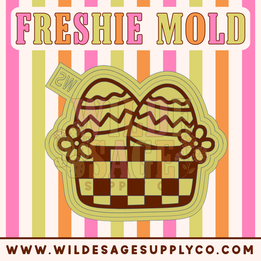 Checker Easter Basket Mold