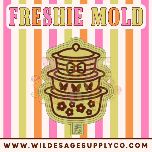 Spring Dish Stack Mold