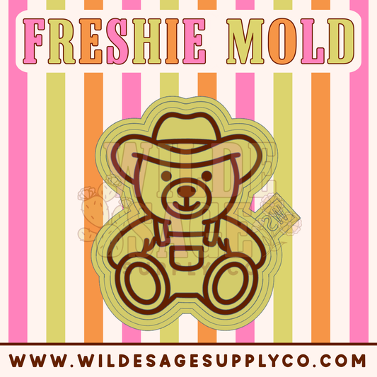 Cowboy Bear Mold