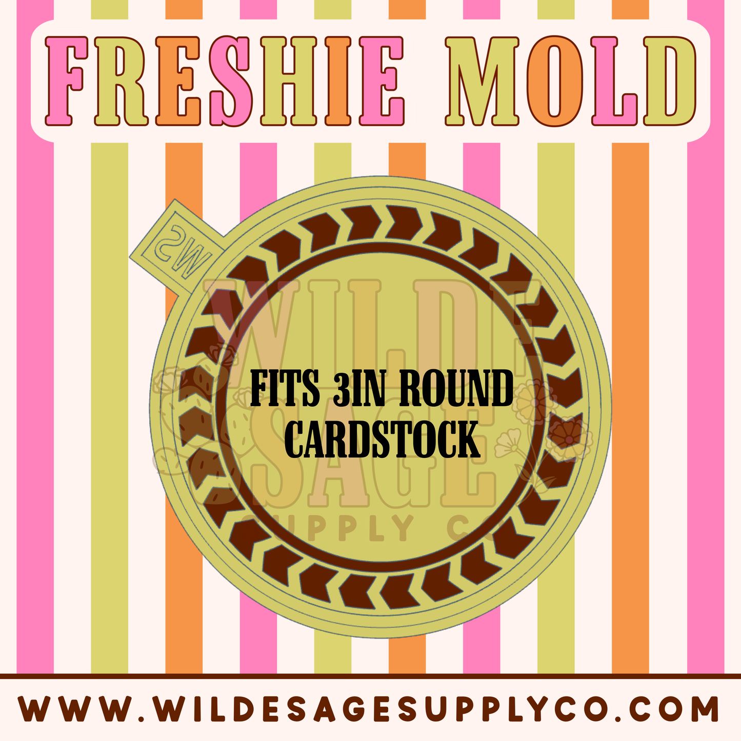 Tire Tracks for 3in Round Cardstock Mold