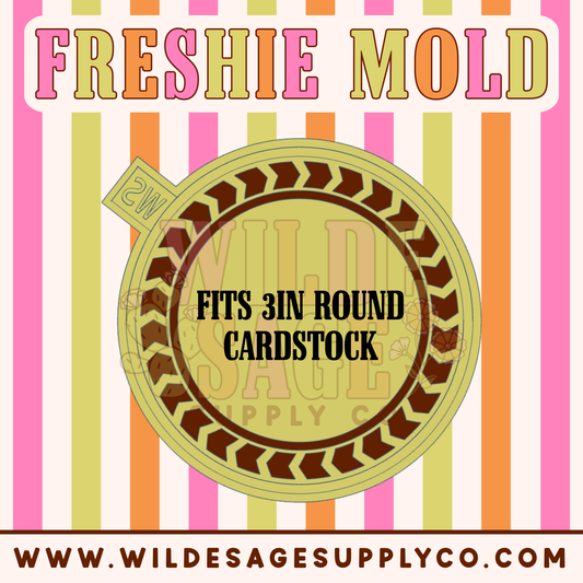 Tire Tracks for 3in Round Cardstock Mold