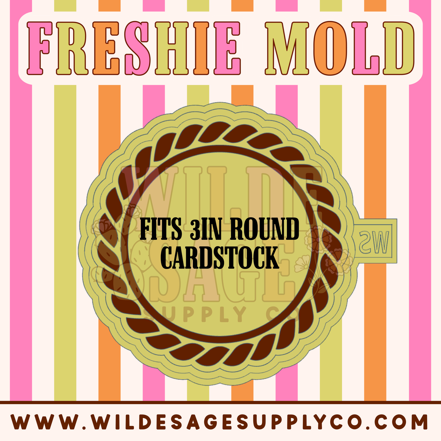 Rope Circle for 3in Cardstock Round Mold