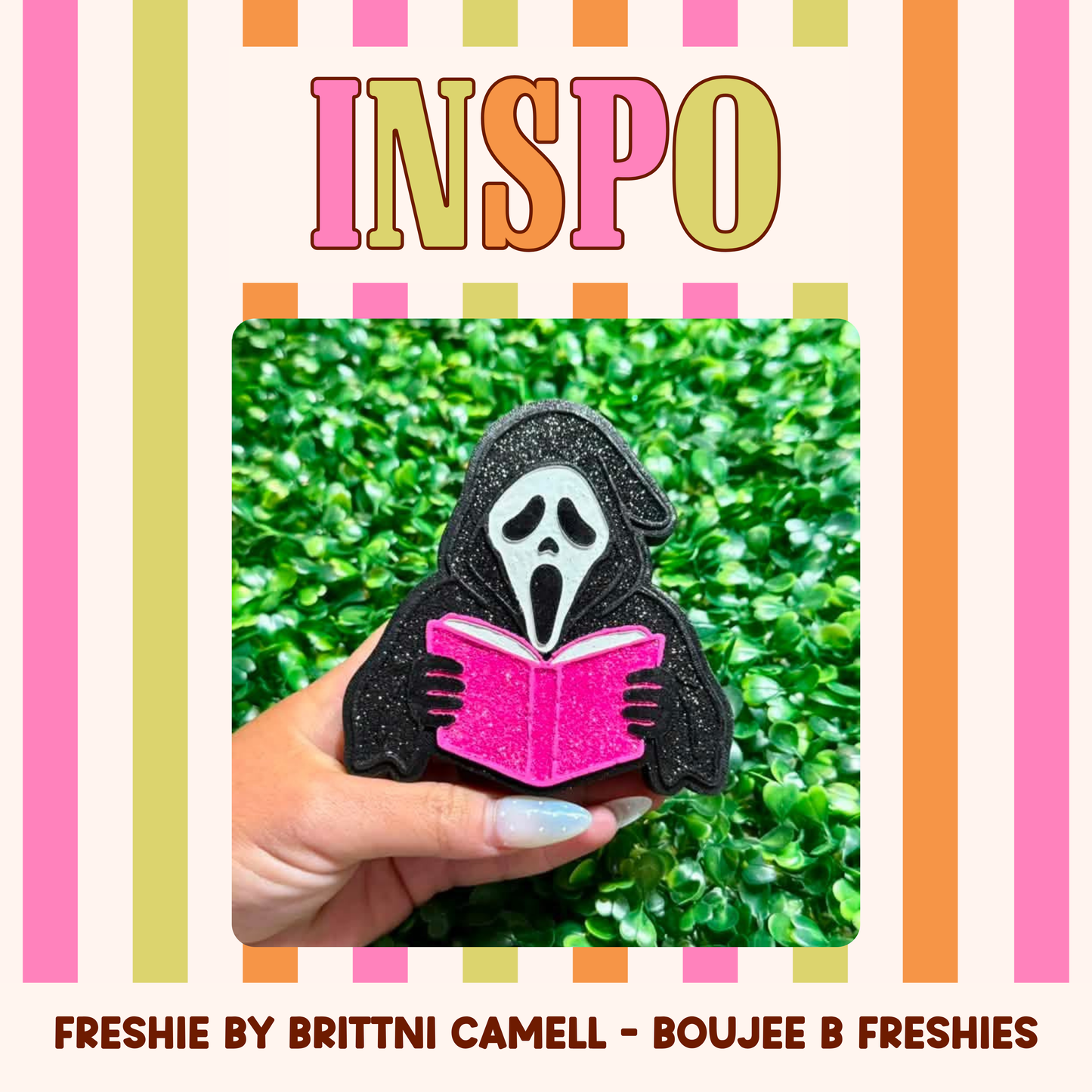Bookish Ghost Face Mold