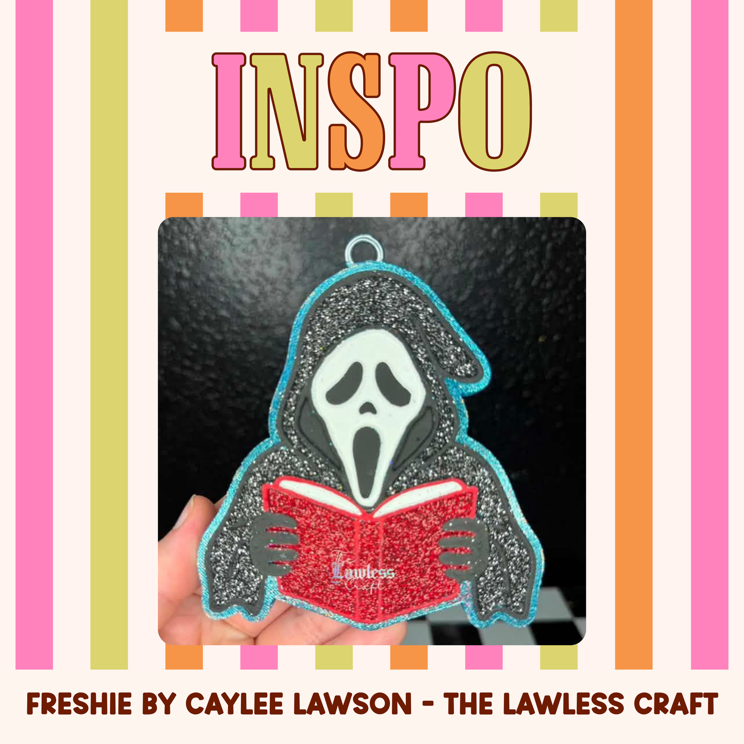 Bookish Ghost Face Mold