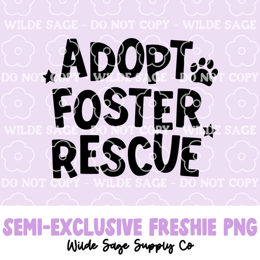 Adopt Animals Freshie PNG