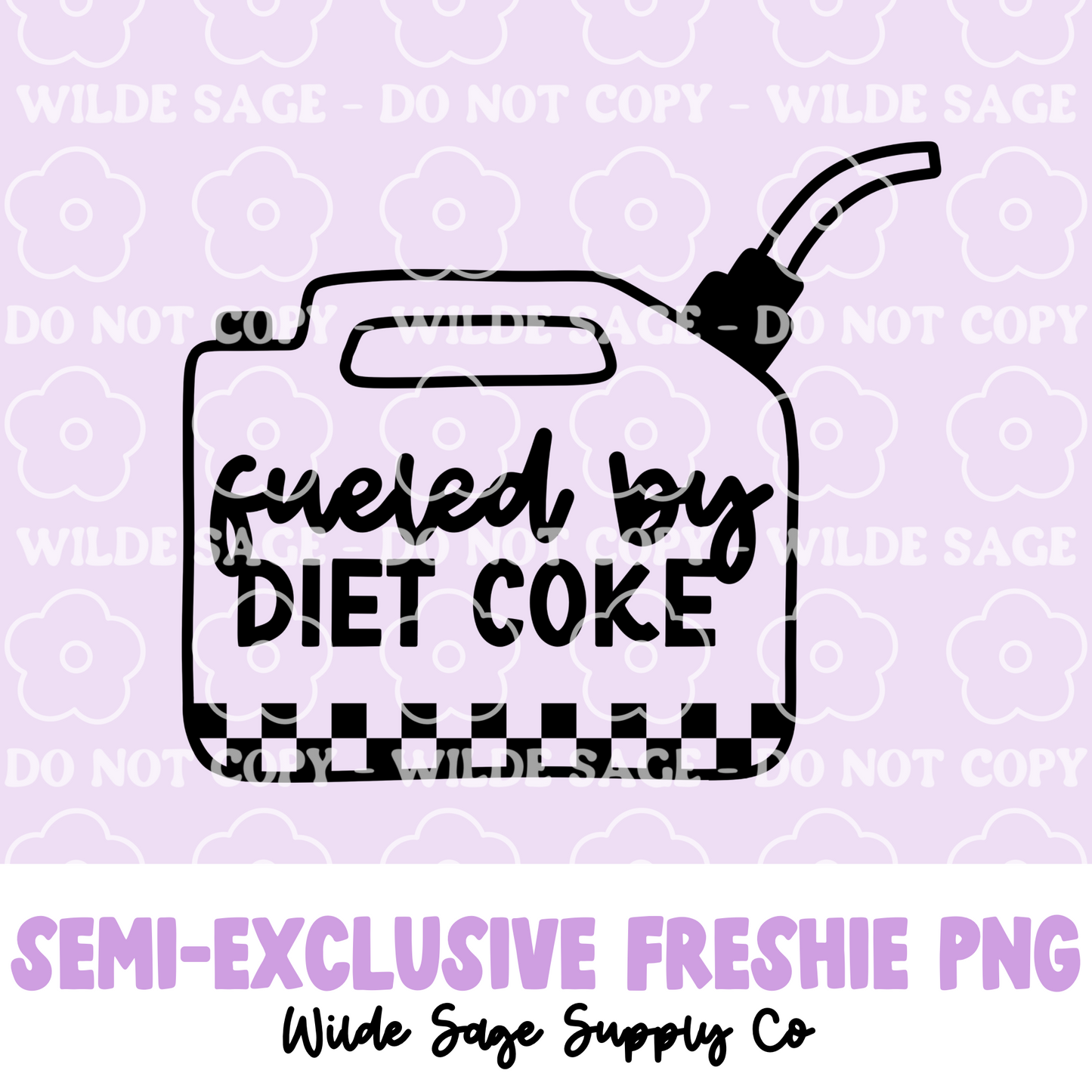 Diet Coke Gas Can Freshie PNG