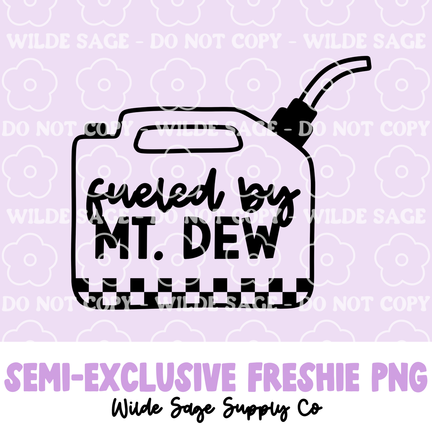 Mt Dew Gas Can Freshie PNG