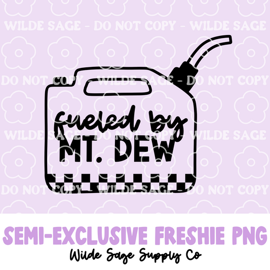 Mt Dew Gas Can Freshie PNG