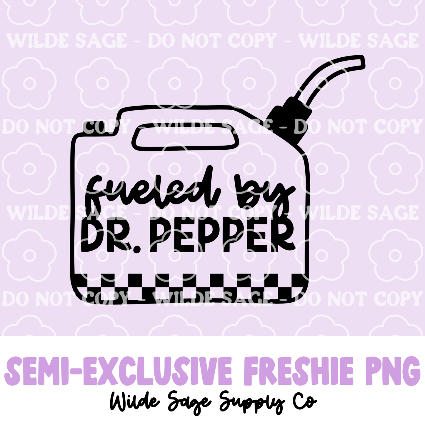 Dr Pepper Gas Can Freshie PNG