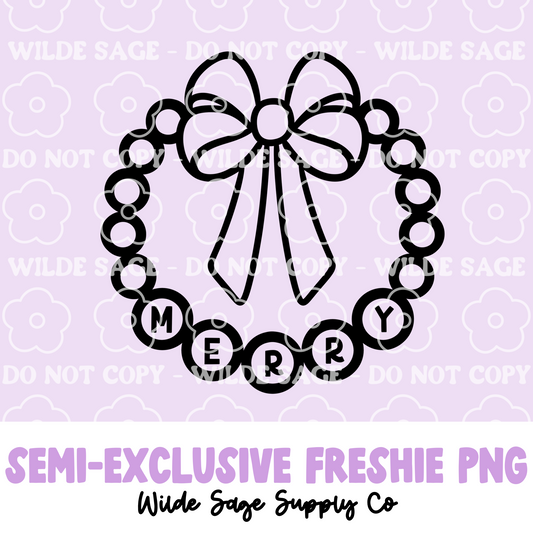 Bracelet Wreath Freshie PNG