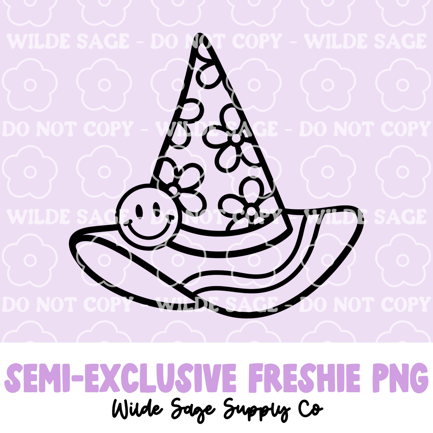 Witch Hat Freshie PNG