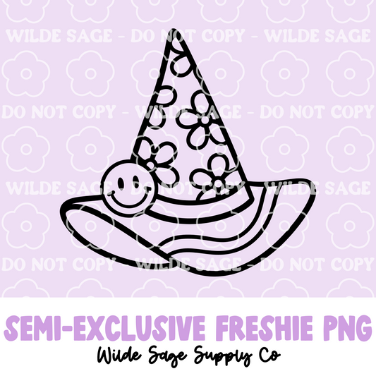 Witch Hat Freshie PNG