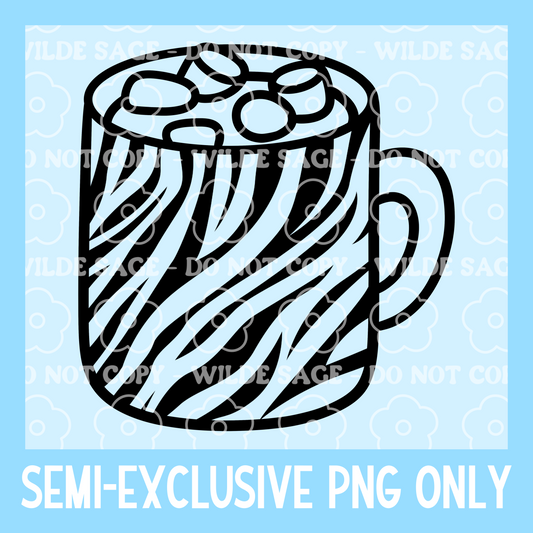 Zebra Coco Freshie PNG