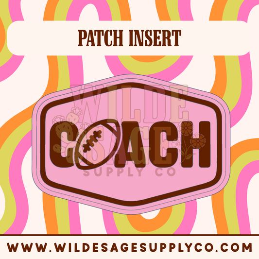 Football Coach Insert - Patch
