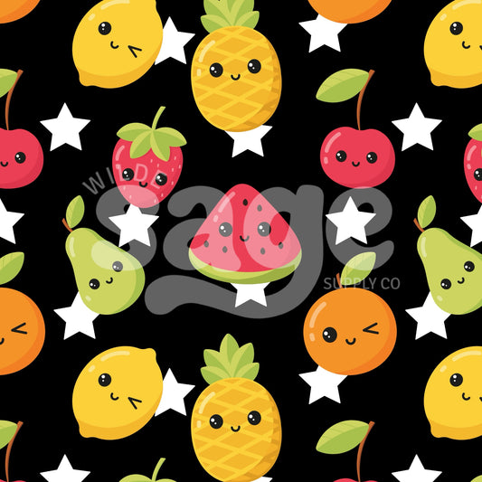 Neon Fruit Seamless