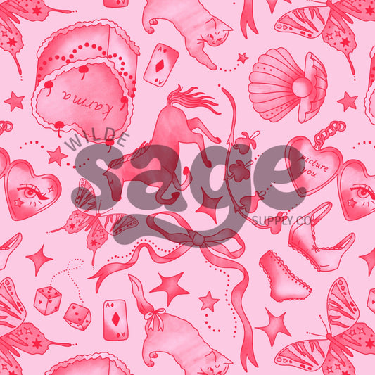 Pink Pony Popstar Seamless