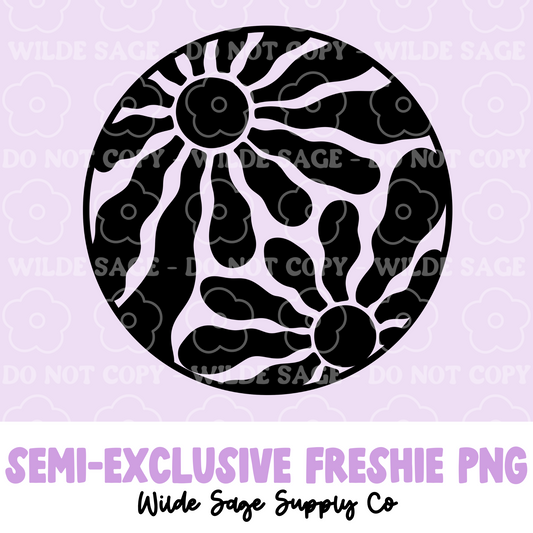 Circle Suns Freshie PNG