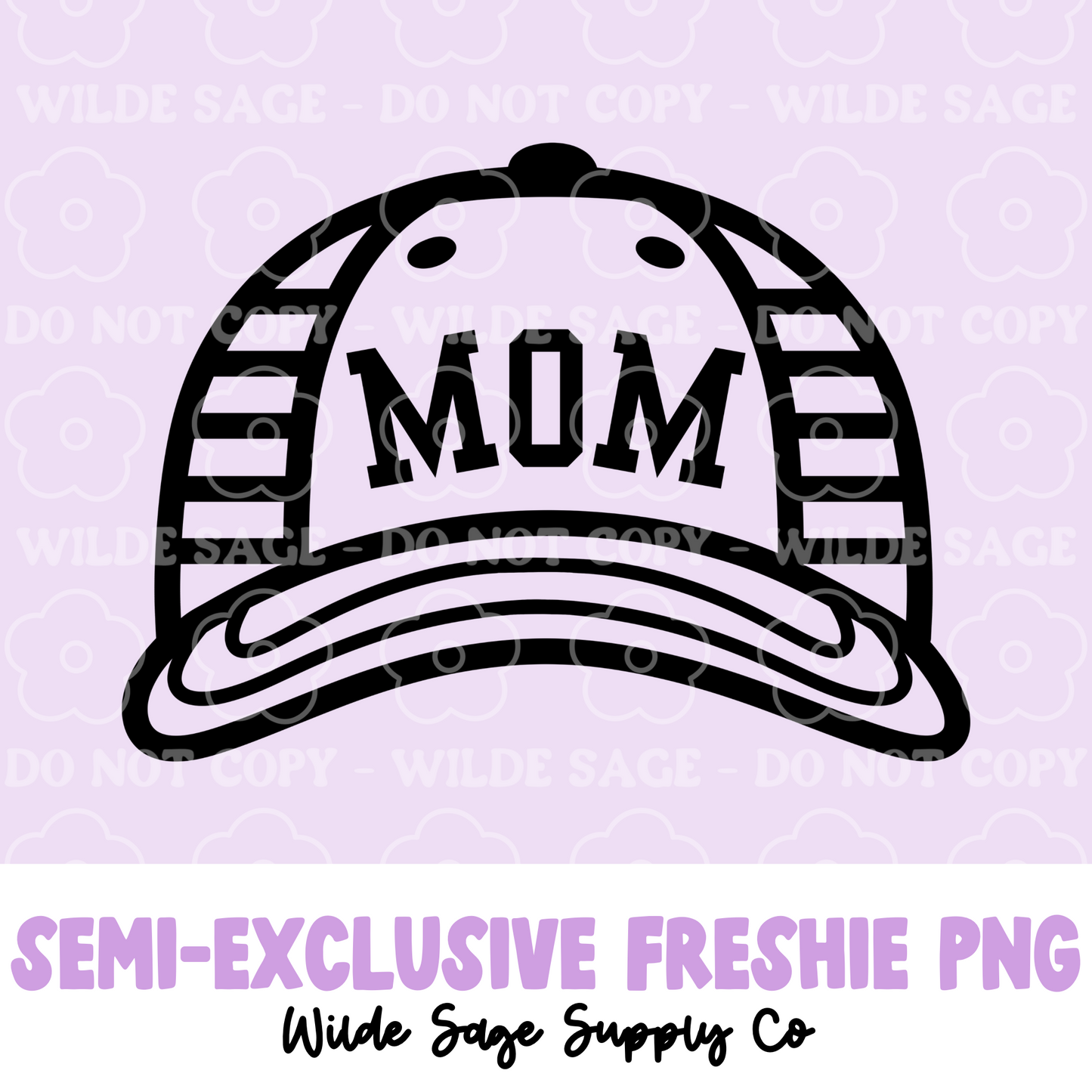 Mom Hat Freshie PNG