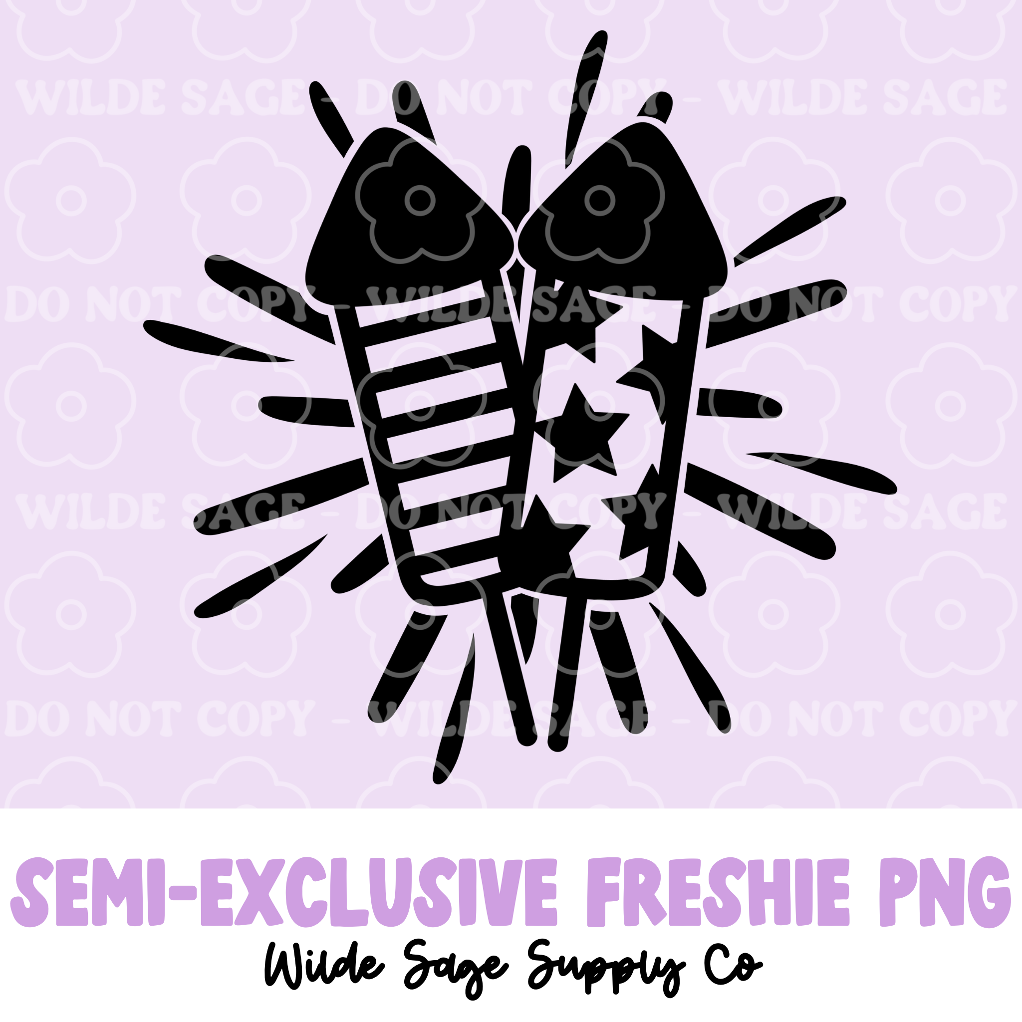 2 Fireworks Freshie PNG – Wilde Sage Supply Co