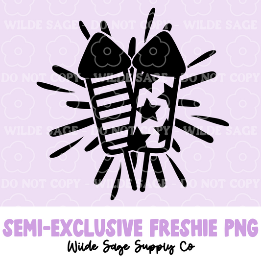 2 Fireworks Freshie PNG
