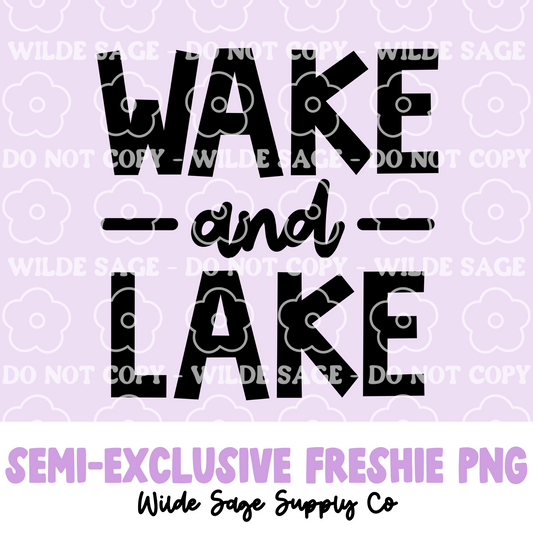 Wake and Lake Freshie PNG