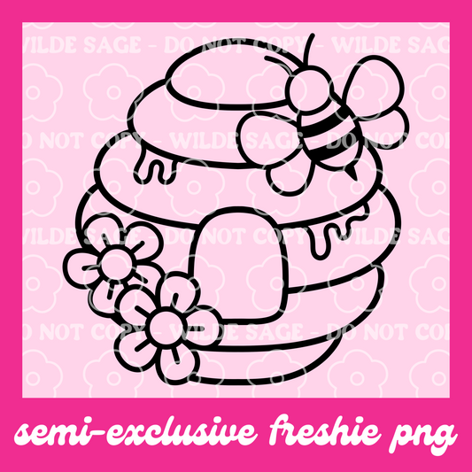 Bee Hive Freshie PNG