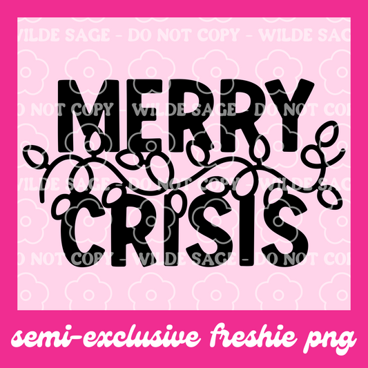 Merry Crisis Freshie PNG