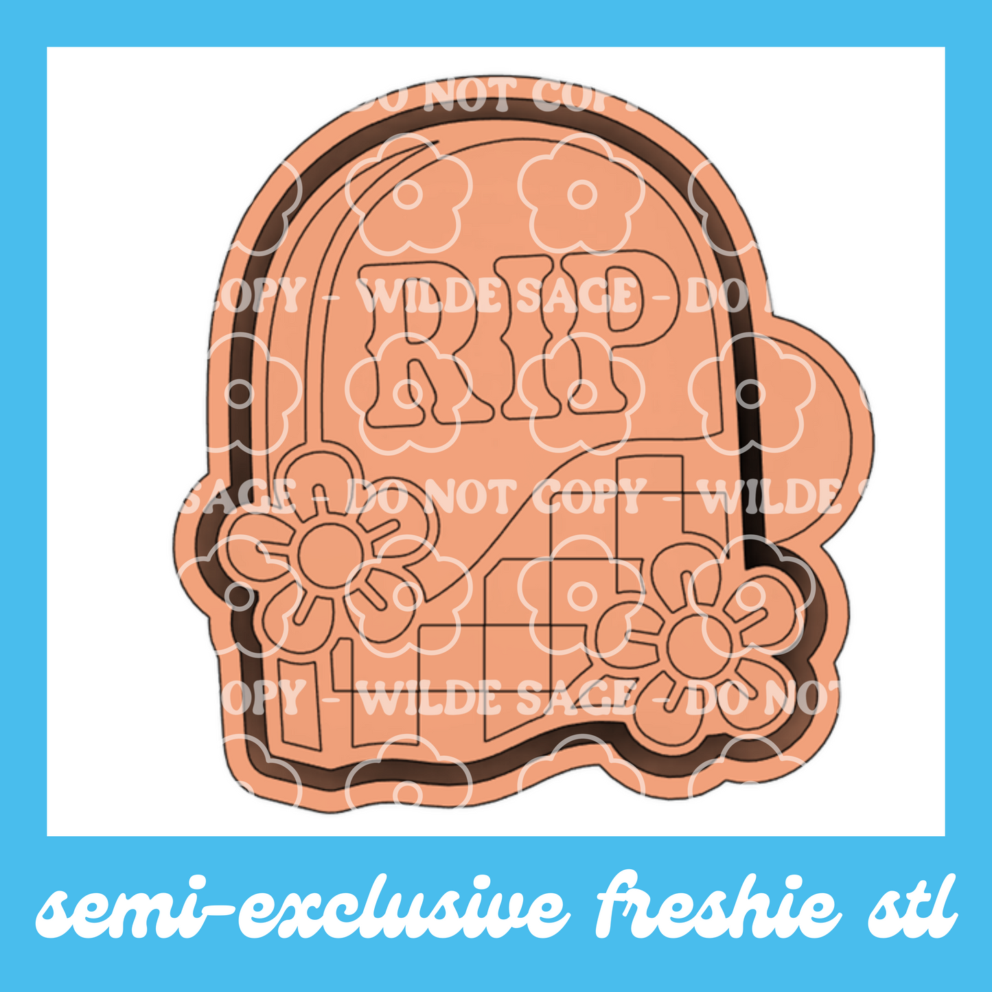RIP Freshie PNG and STL