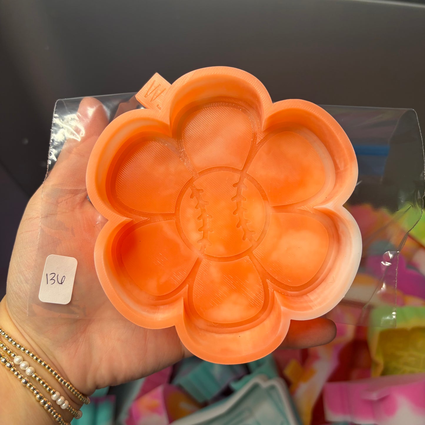 RTS baseball flower