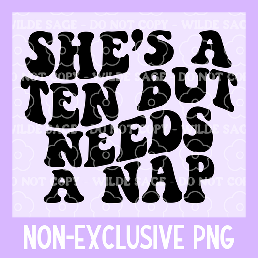 Wavy Nap Freshie PNG
