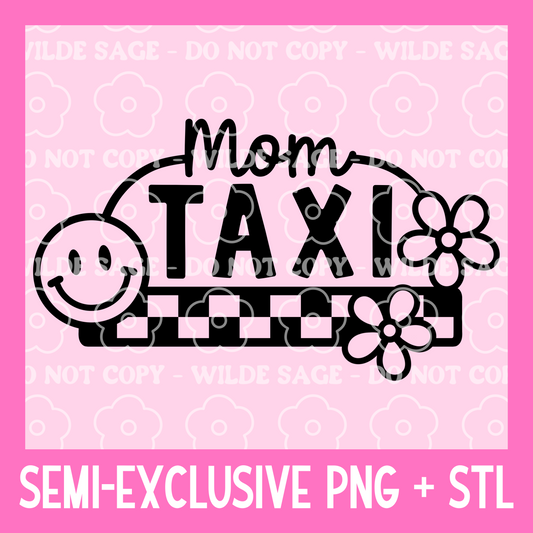Mom Taxi Freshie PNG and STL