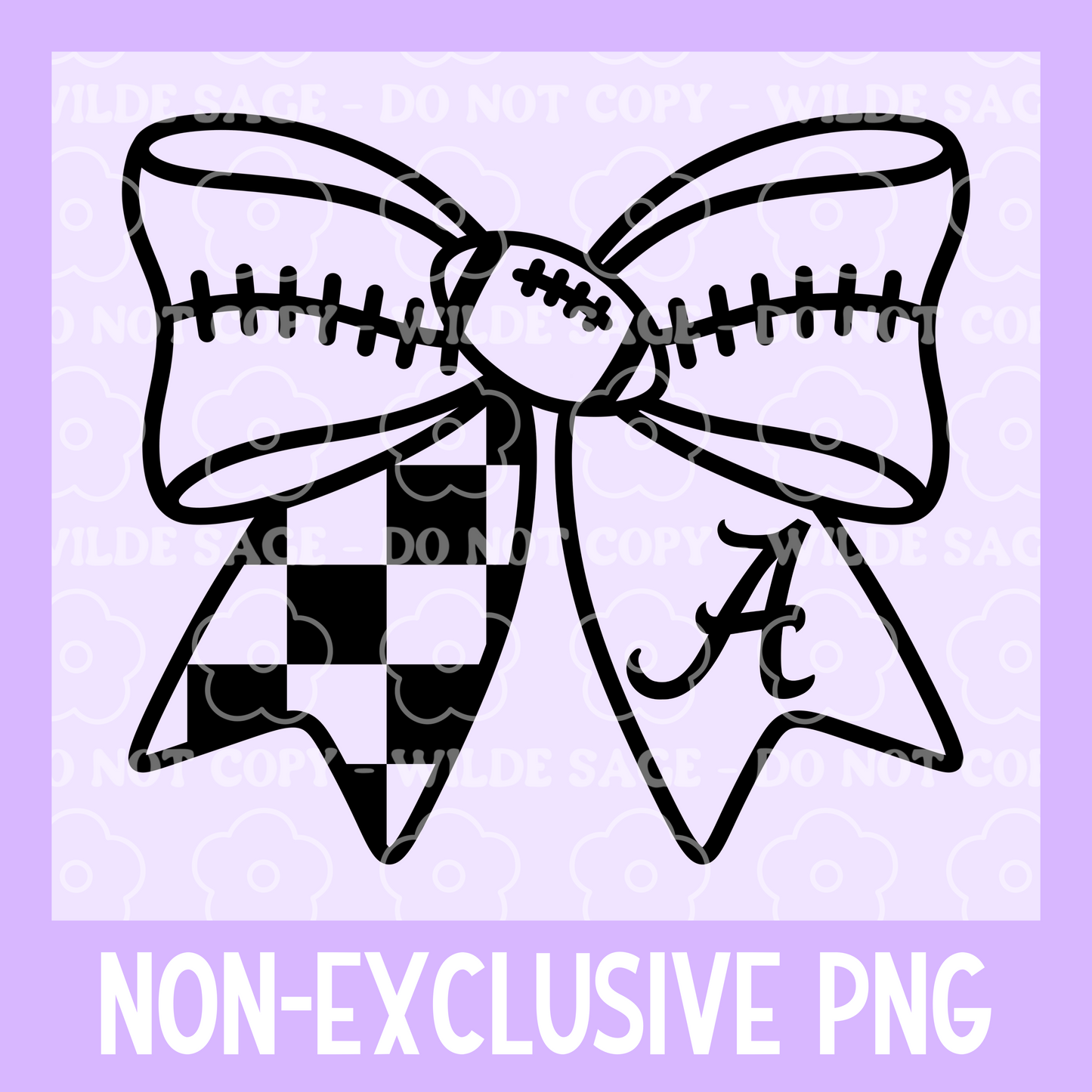 Bama Football Bow PNG