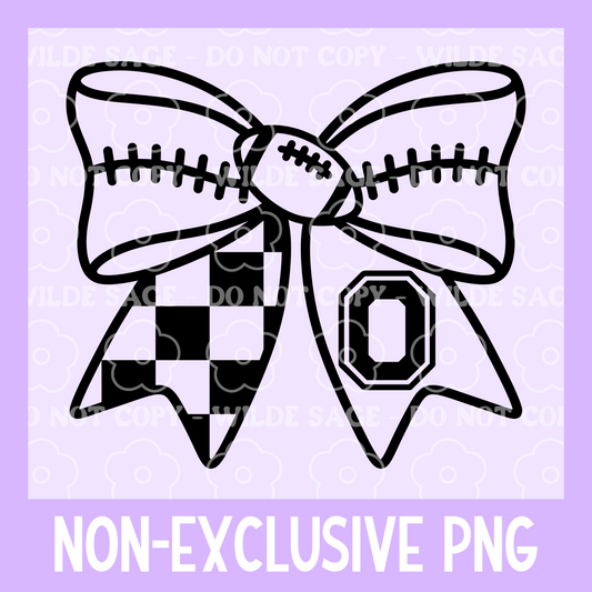 Ohio State Football Bow PNG