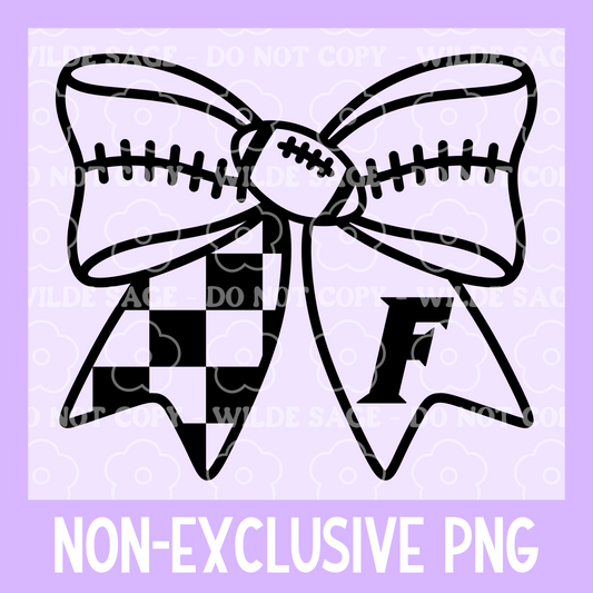 Gators Football Bow PNG