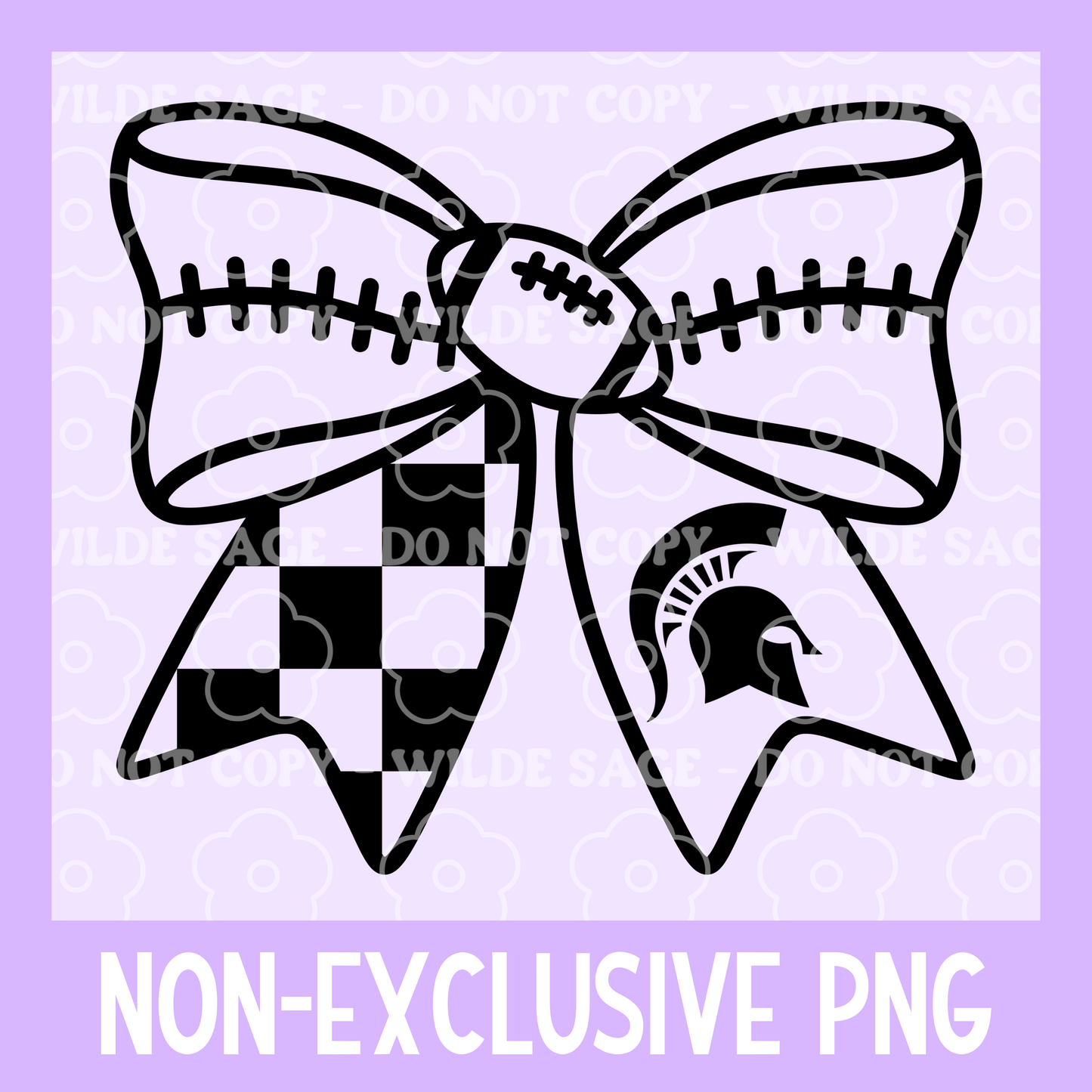 Michigan State Football Bow PNG