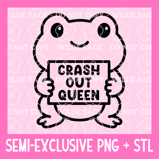 Crash Out Freshie PNG and STL