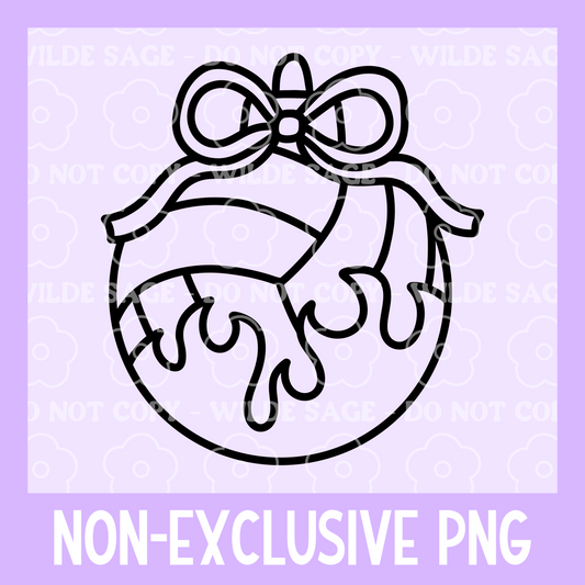 Volleyball Ornament PNG