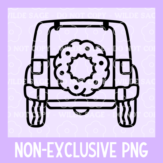 Christmas Car Ornament PNG