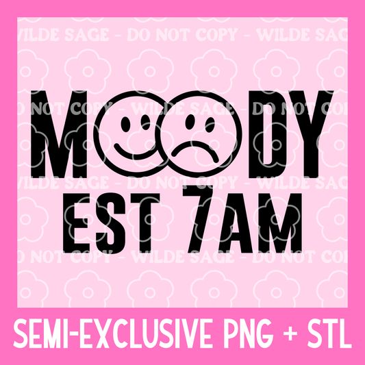 Moody Freshie PNG and STL