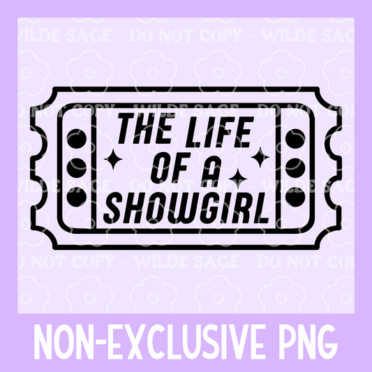 Showgirl Ticket Swift PNG